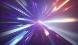 abstract light speed  background-AI Generative 