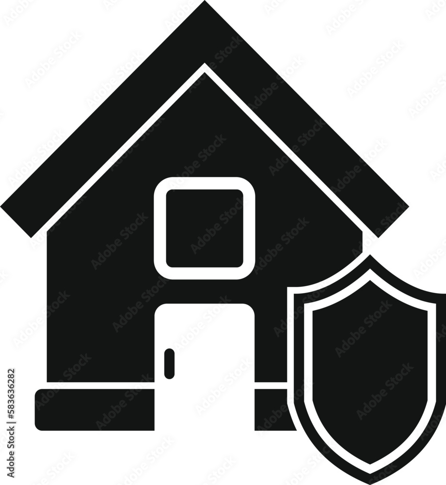 New house liability icon simple vector. Policy risk. Security injury New house liability icon simple vector. Policy risk. Security injury