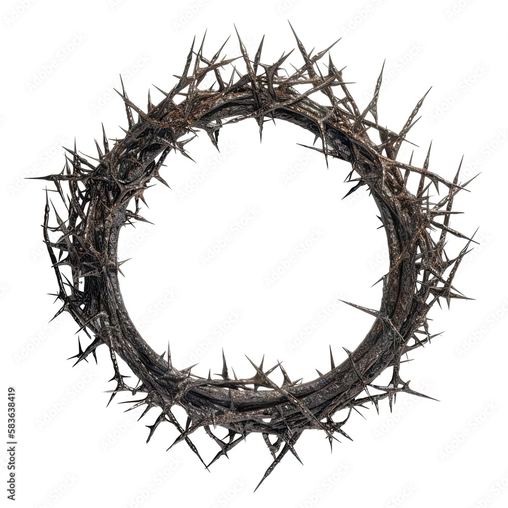 Crown of Thorns worn by Jesus Christ Easter is a powerful symbol of his ...