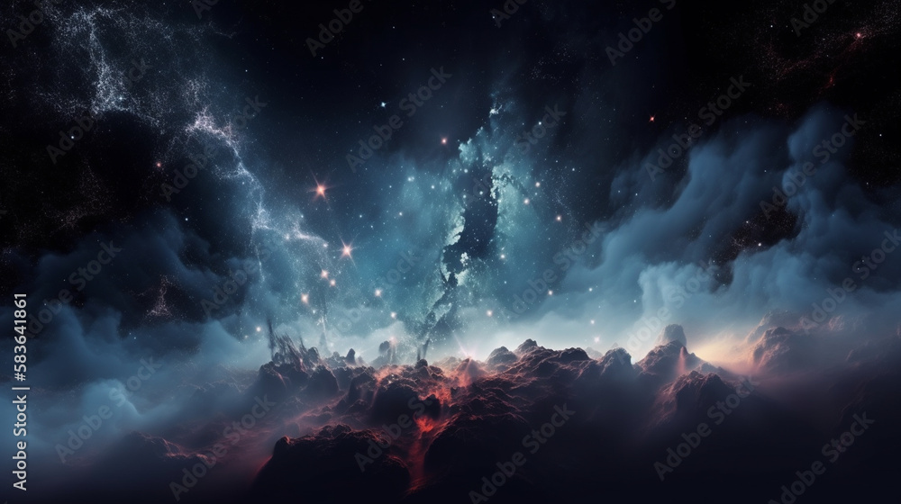 clouds and nebula