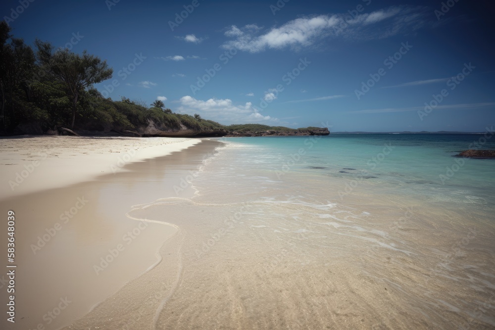 Obraz premium Beautiful beach - Created with generative ai