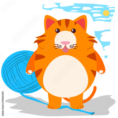 the cat in the home