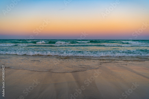 bahamas nature sunset seascape. photo of nature sunset. nature sunset at beach. nature sunset