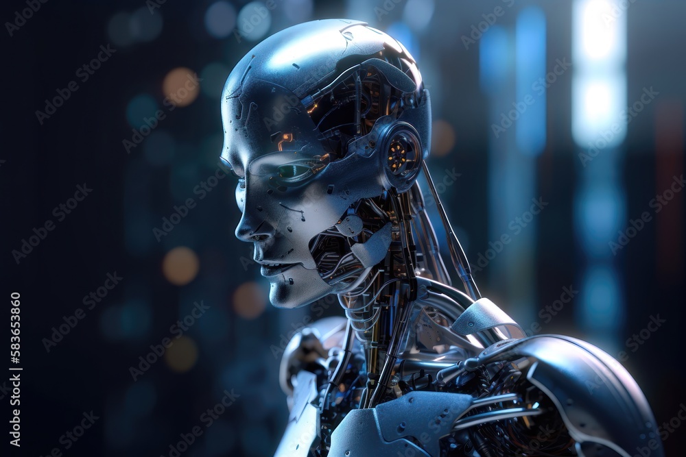 Artificial intelligence concept. AI generated Artificial intelligence concept. AI generated
