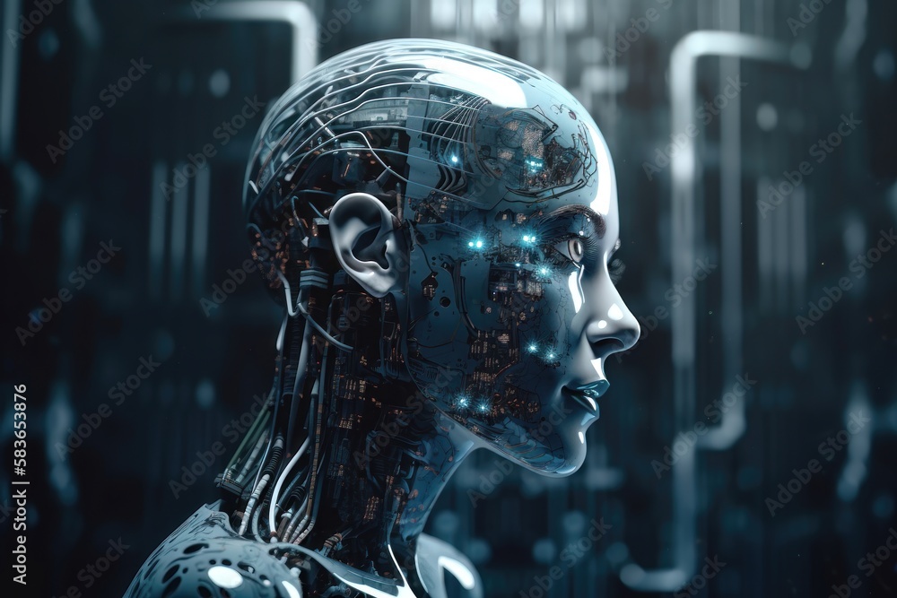 Artificial intelligence concept. AI generated Artificial intelligence concept. AI generated