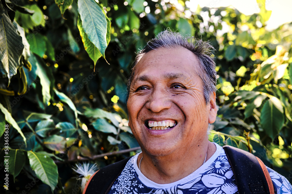 portrait of a latin american-looking man from bolivia portrait of a latin american-looking man from bolivia