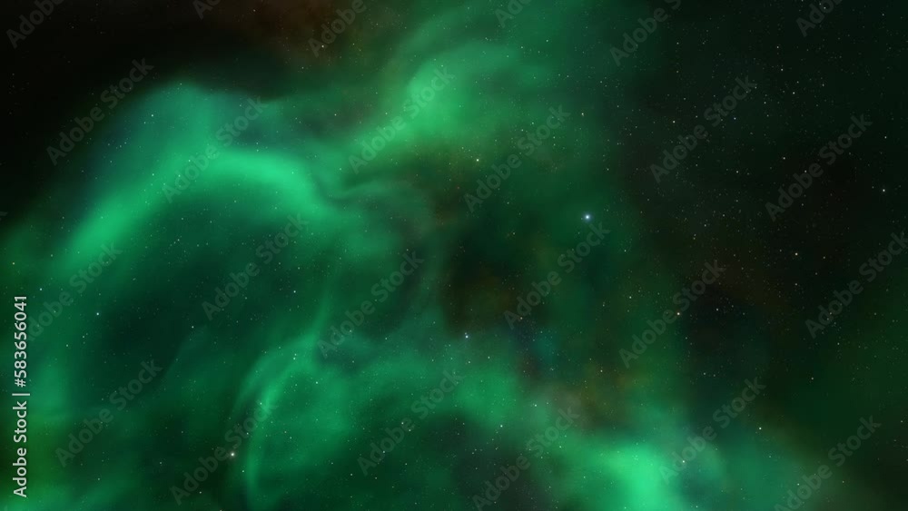 Traveling through space nebula and star fields in deep space. 3D animation
Traveling through space nebula and star fields in deep space. 3D animation