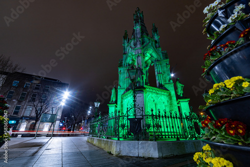 monument at night