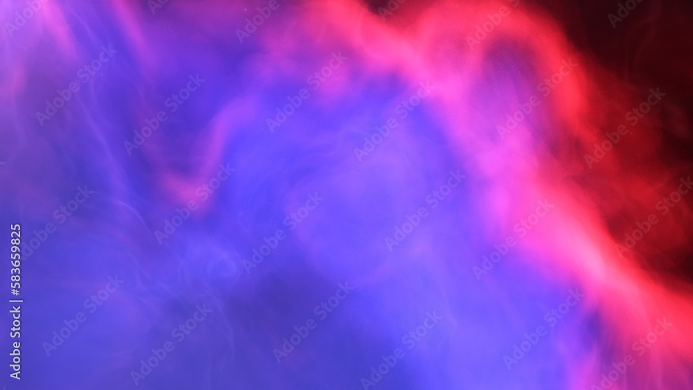 red-violet nebula in outer space, horsehead nebula, unusual colorful nebula in a distant galaxy, red nebula 3d render
