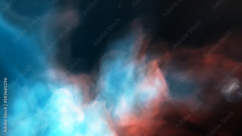Nebula gas cloud in deep outer space, science fiction illustration, colorful space background with stars 3d render
Nebula gas cloud in deep outer space, science fiction illustration, colorful space background with stars 3d render