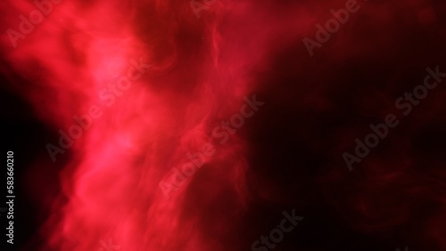 Nebula gas cloud in deep outer space, science fiction illustration, colorful space background with stars 3d render