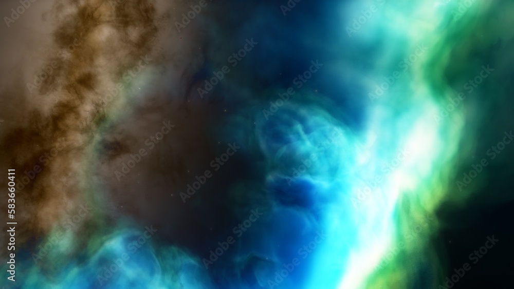 Obraz premium Universe filled with stars, nebula and galaxy 