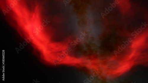 Deep space nebula with stars. Bright and vibrant Multicolor Starfield Infinite space outer space background with nebulas and stars. Star clusters, nebula outer space background 3d render 