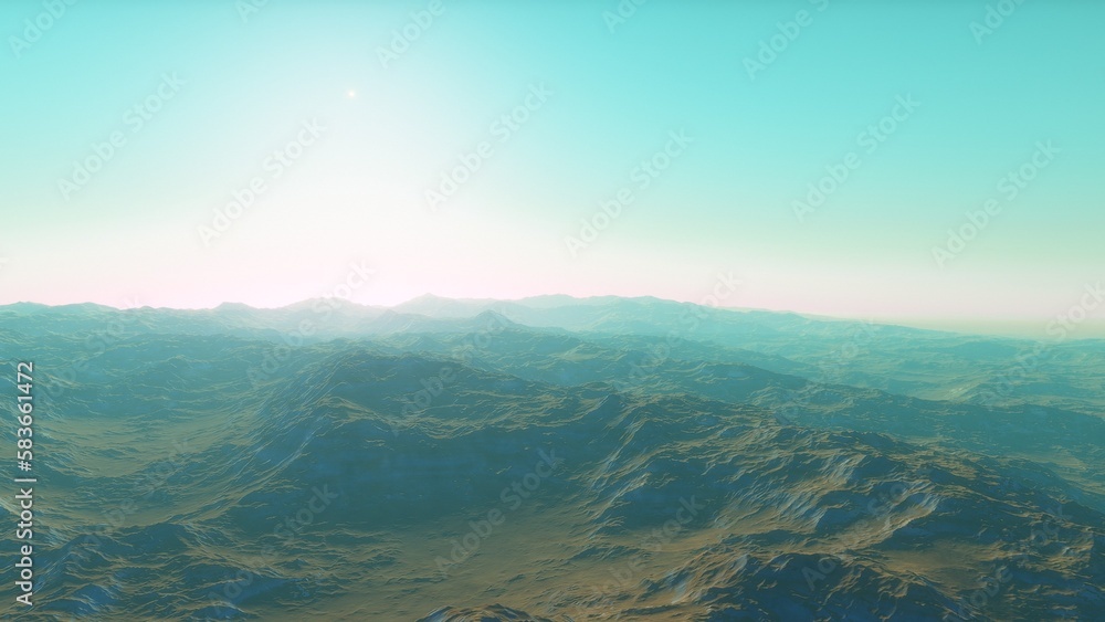 landscape on planet Mars, scenic desert scene on the red planet
landscape on planet Mars, scenic desert scene on the red planet