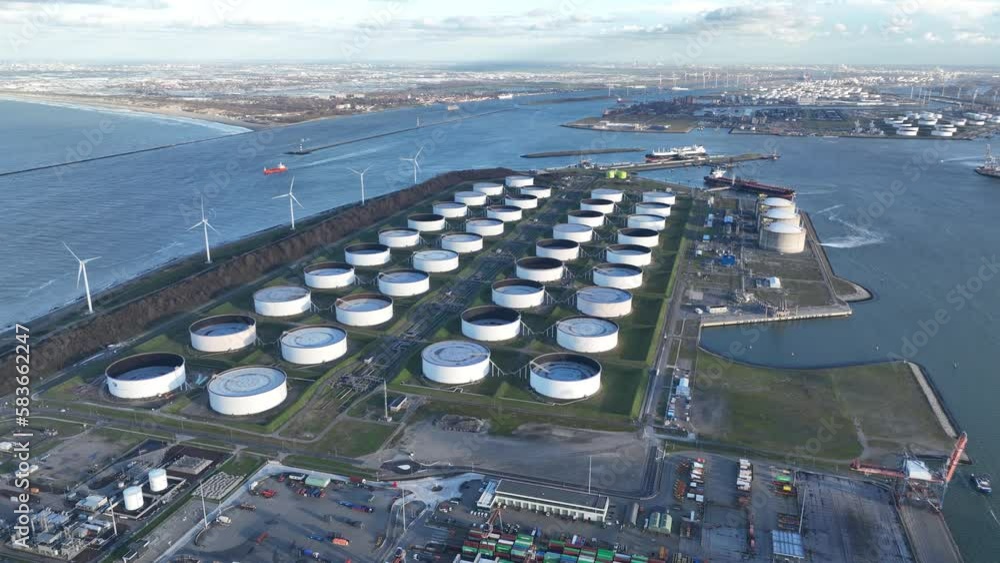 Witness the energy hub of Europe with an aerial drone video of ...