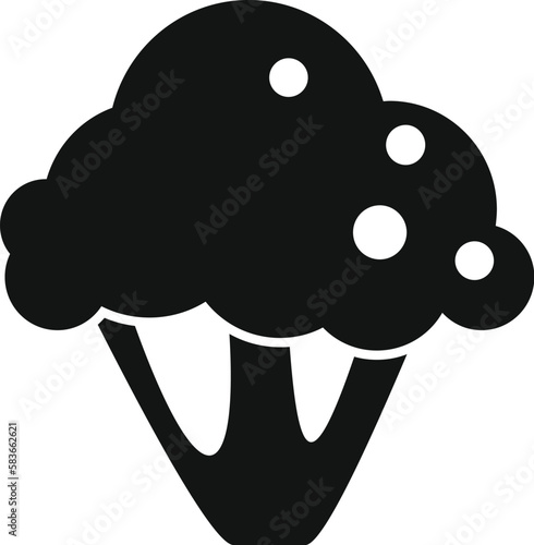 Broccoli icon simple vector. Food protein. Health nutrient