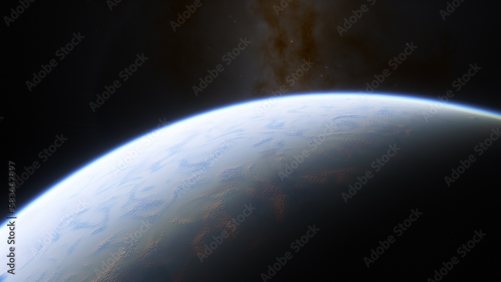 Abstract planets and space background
Abstract planets and space background