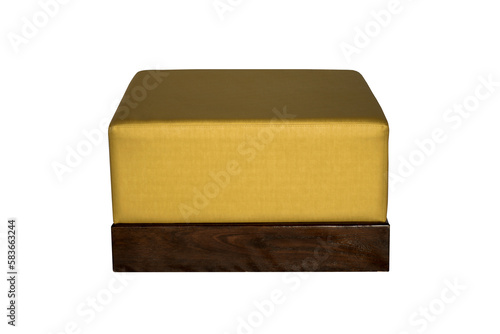 wood bench chair isolated