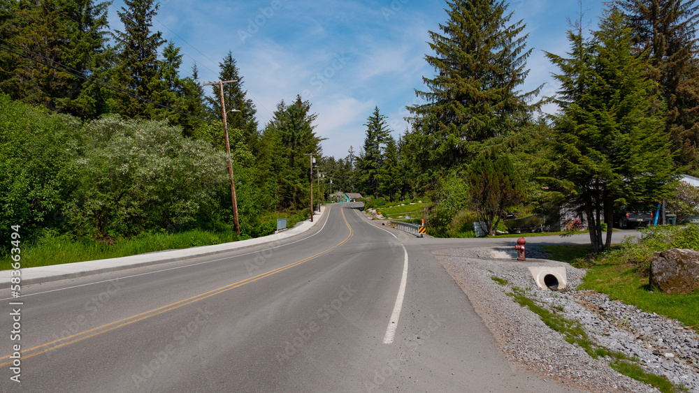 Fototapeta premium destination route way. destination route road. destination route during travel.