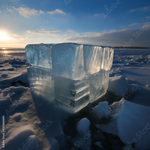 ice, cube, water, sea, snow, sky, landscape, winter, glacier, ocean, cold, iceberg, nature, mountain, wave, antarctica, beach, blue, lake, frozen, abstract, arctic, cloud, melting, travel, white