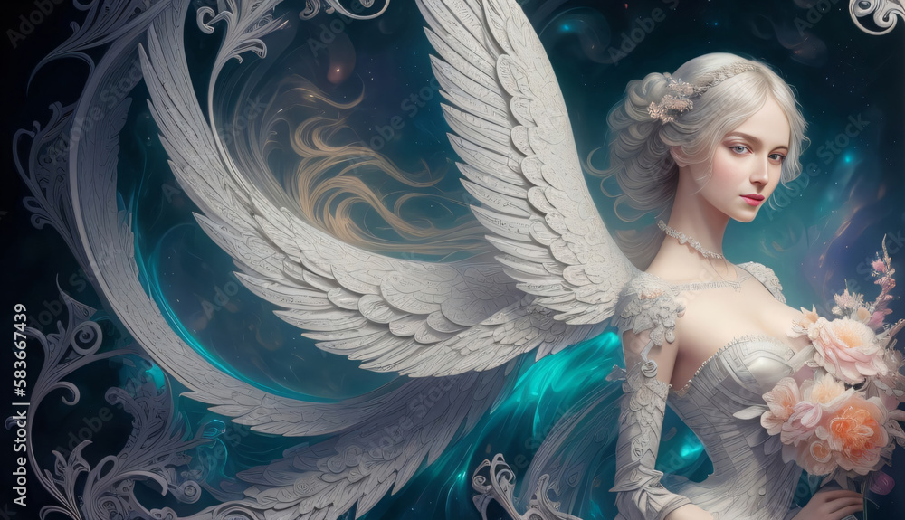 Beautiful angel wallpaper deals