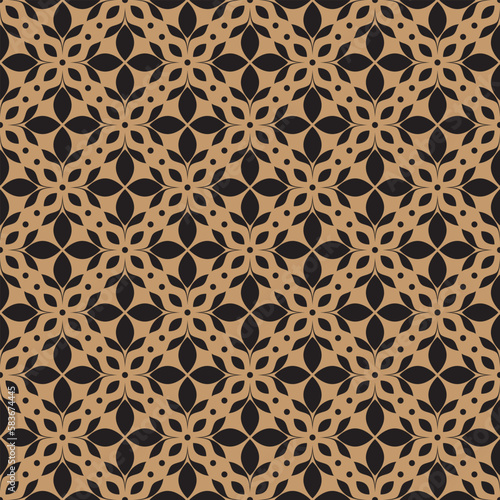 geometric floral seamless pattern for background  fabric  wallpaper  tile  gift wrapping paper 