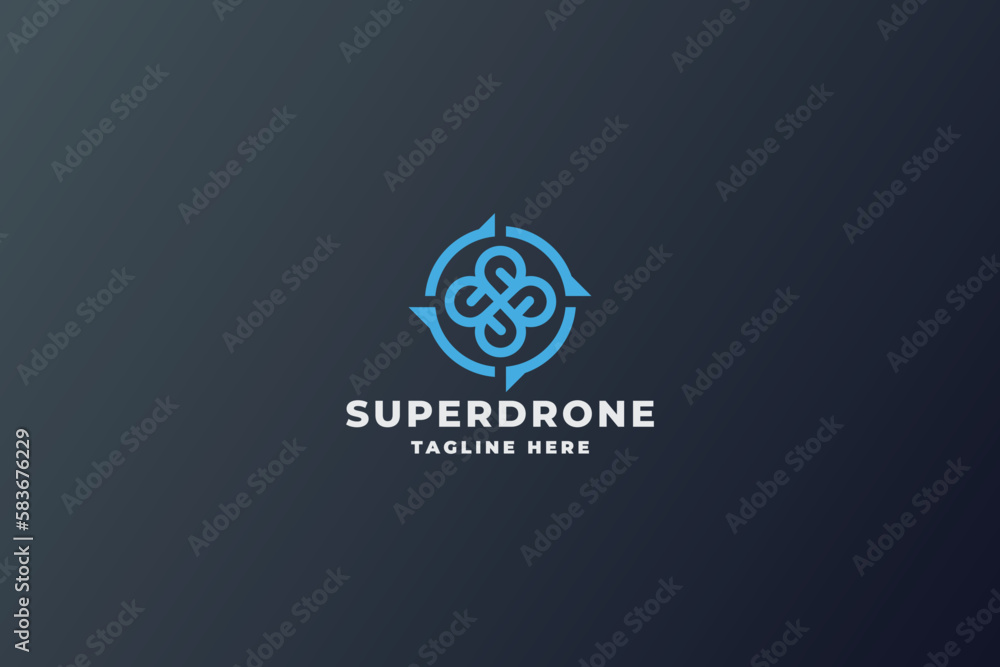 Super Drone Logo Template
Super Drone Logo Template