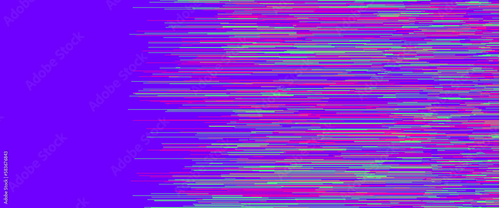 Glitch colorful background. Distorted static effect.