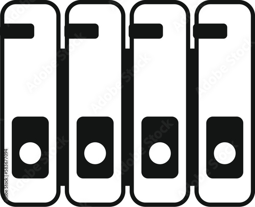 Cmyk cartridges icon simple vector. Digital print. Color offset