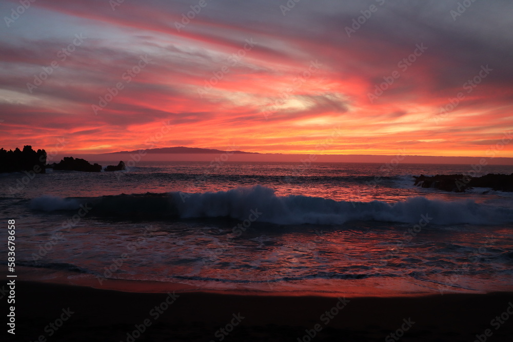Obraz premium Coucher de Soleil, Ténérife