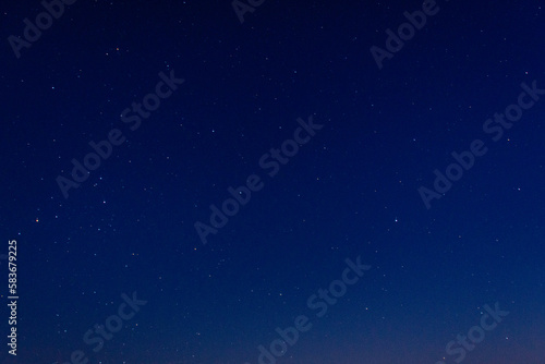 Beautiful starry sky at night