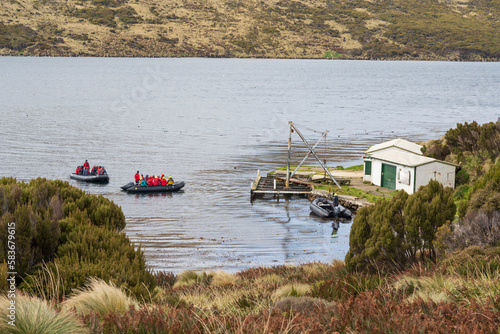 View from Campbell Island, New Zealand photo