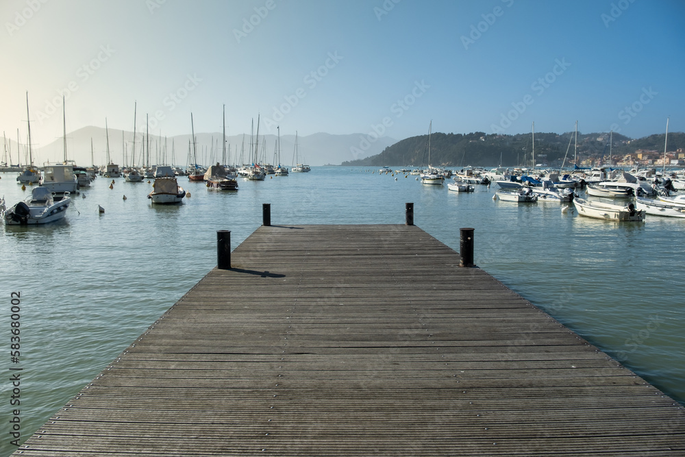 Old wooden dock overlooking the Poets Gulf Old wooden dock overlooking the Poets Gulf