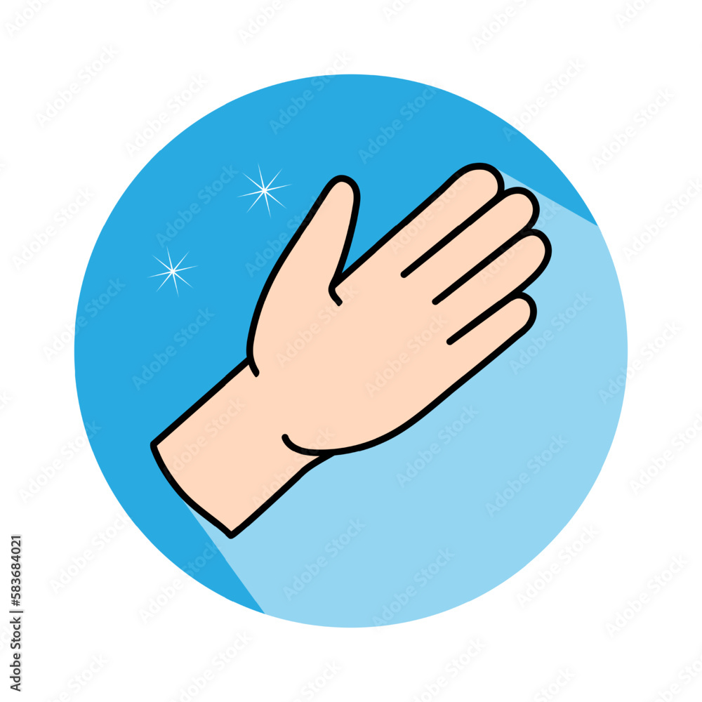 Washing hands with soap. Clean hand. Washing hands with soap to prevent virus and bacteria.Vector. Washing hands with soap. Clean hand. Washing hands with soap to prevent virus and bacteria.Vector.