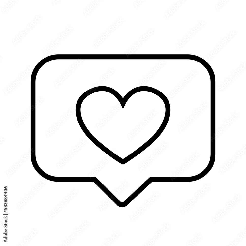 Like heart icon on a pin isolated on white background Like Like heart icon on a pin isolated on white background Like