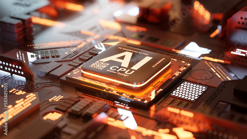 Fotografie AI Artificial Intelligence problem solving computer CPU Processor