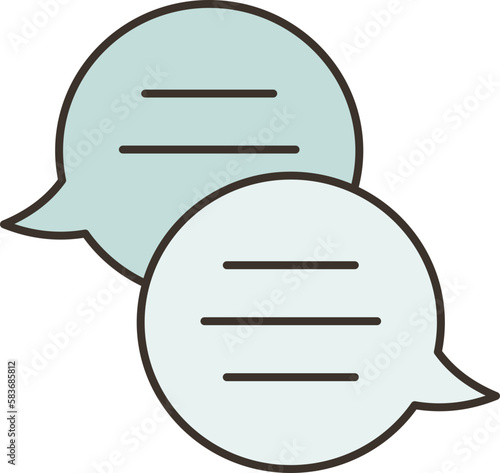 communicative  icon