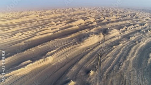 Dasht-e-Lut, Lut desert, hottest desert in the world, Iran (aerial photography)