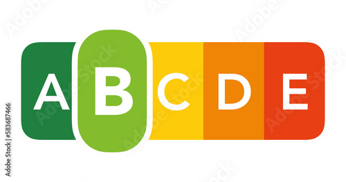 The nutri score label and nutritional rating system and an example with a B label
