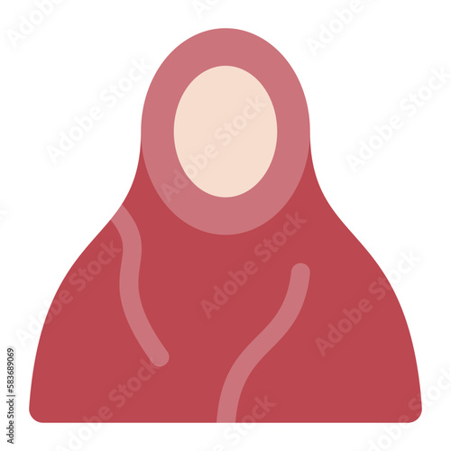 woman moslem icon