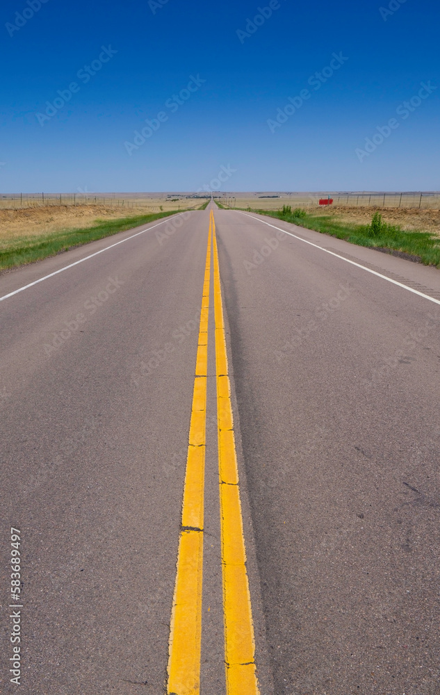 Lone Colorado Prairie Highway