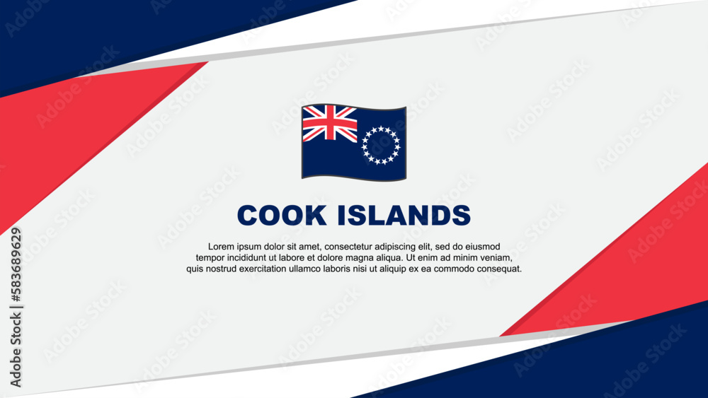 Cook Islands Flag Abstract Background Design Template. Cook Islands Independence Day Banner Cartoon Vector Illustration. Cook Islands Cook Islands Flag Abstract Background Design Template. Cook Islands Independence Day Banner Cartoon Vector Illustration. Cook Islands