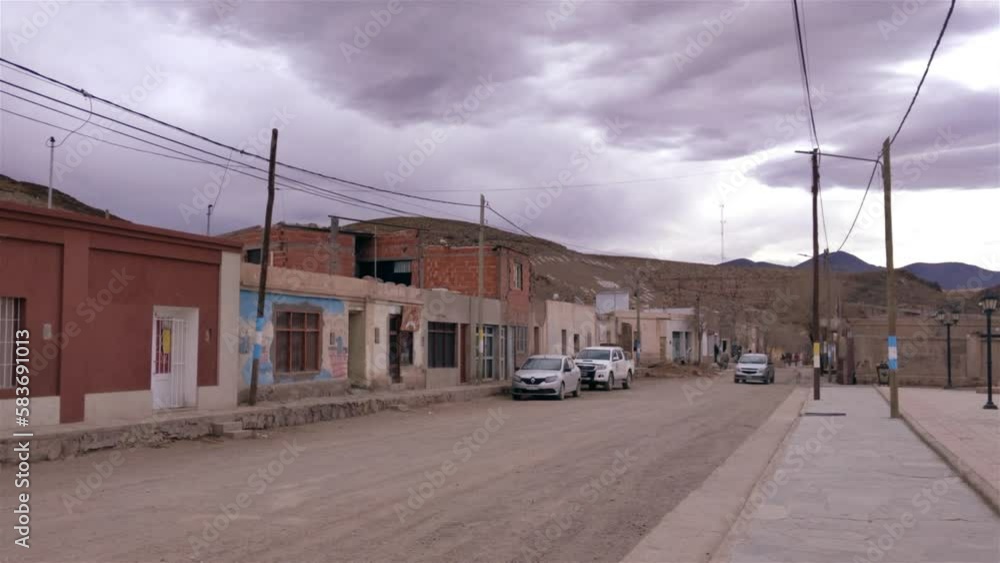 San Antonio de los Cobres, one of the Highest Points in the Argentinian Puna, is known for the famous Train to the Clouds, Salta Province, Argentina. San Antonio de los Cobres, one of the Highest Points in the Argentinian Puna, is known for the famous Train to the Clouds, Salta Province, Argentina.
