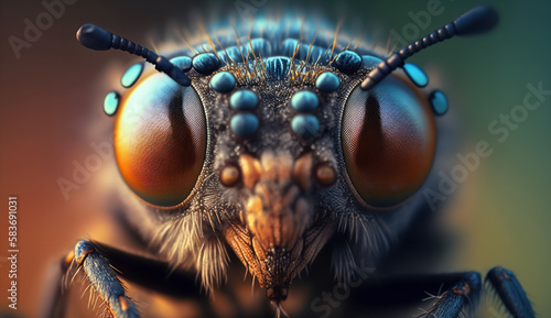 macro of a fly © Volodymyr Skurtul