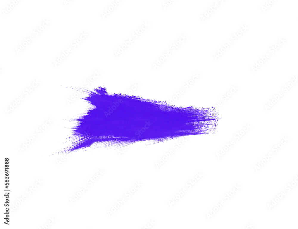 Purple paint brush on white background. Art brush for draw Purple paint brush on white background. Art brush for draw