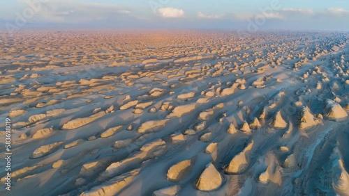 Dasht-e-Lut, Lut desert, hottest desert in the world, Iran (aerial photography)