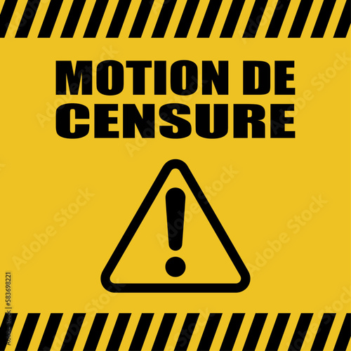 Logo motion de censure.