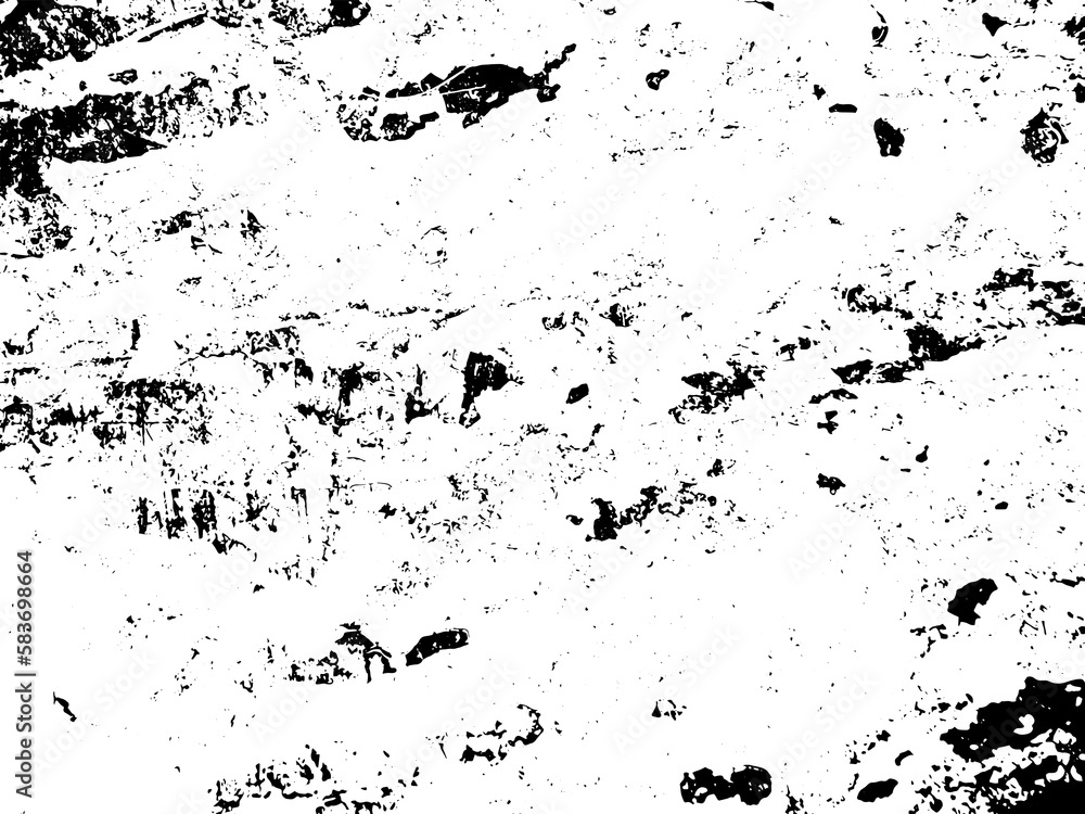 Fototapeta premium Rustic grunge texture with grain and stains. Abstract noise background. PNG graphic illustration with transparent background.