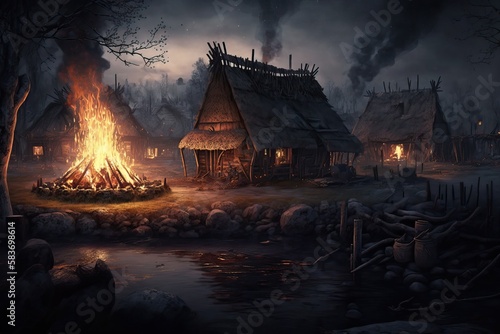 The viking attack, destruct...