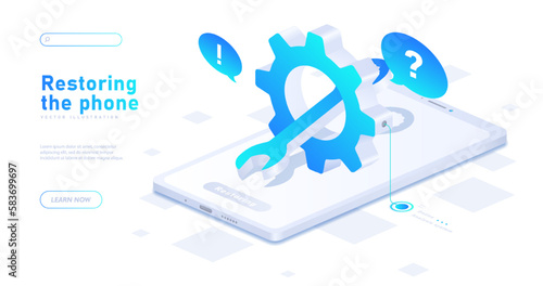 Restoring phone banner